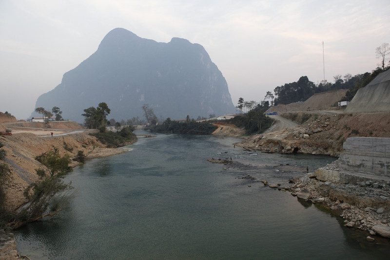 Nam Lik River Dam in Laos is being built by a Chinese Company