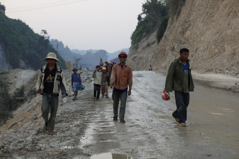 Nam Lik River Dam, Laos - being constructed by a Chinese company