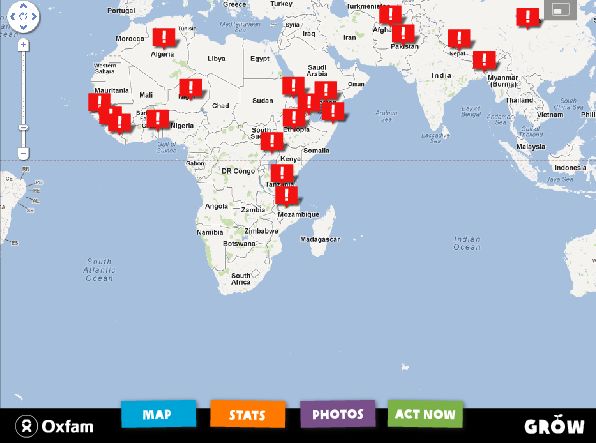 Check out the food price rise map above