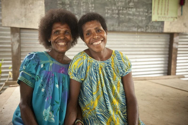 Leah and Jeanette at the opening of The Yehimbole Literacy Program (YLP), Yehimbole village