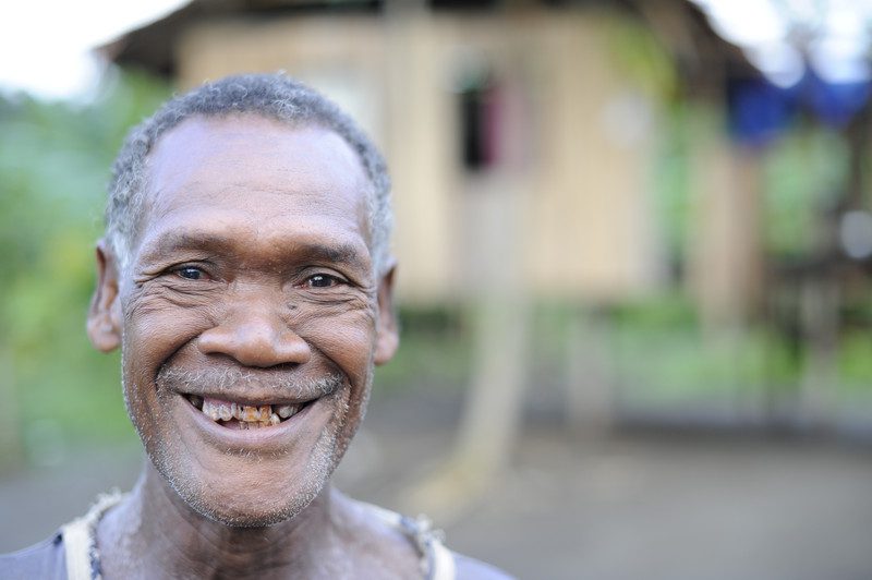 Peter Lakale, the village chief of Valecho.