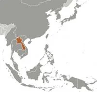 Map of Laos