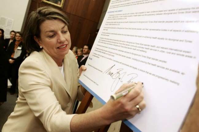Queensland Premier Anna Bligh