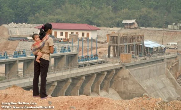 Photo: Marcus Rhinelander/OxfamAUS Luang Nam Tha Dam, Laos