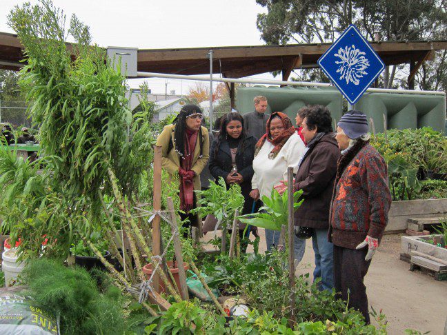 With local community gardener, Ko In Chia. Photo: OxfamAUS