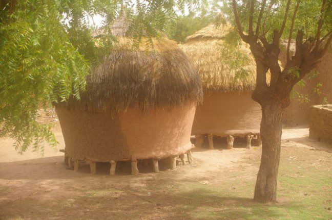 Food storage structures spotted during the road trip. Photo: Richard Simpson/OxfamAUS