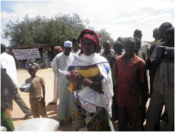 Fara, a widowed mother of nine, who Louise met in Niamey. Photo: Louise Mooney/OxfamAUS