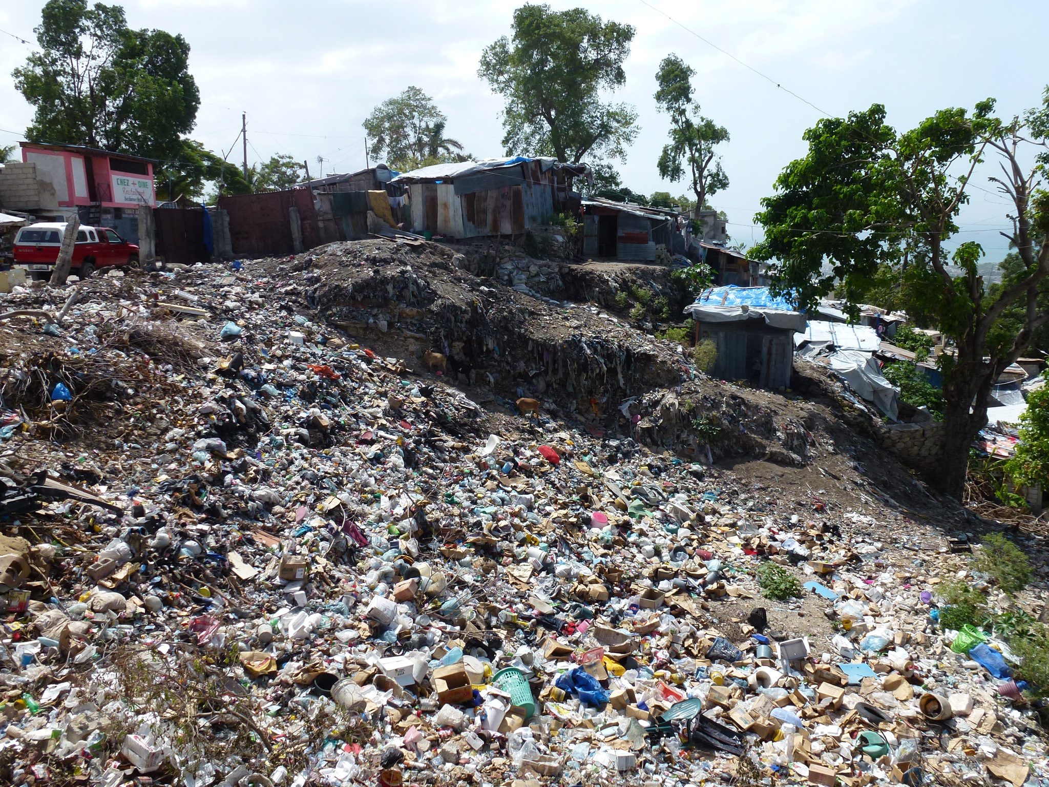 A daunting task for 2013, mountain of waste in Croix-Desprez, Port-au-Prince. Photo: Agathe Nougaret