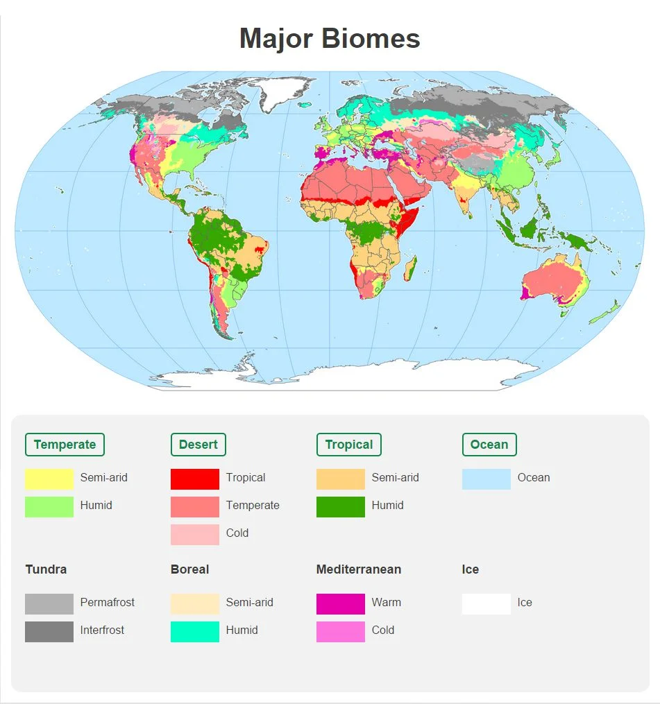 Which biomes are able to produce food? | Oxfam Australia