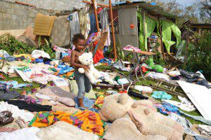 Family living at Freswota area in Port Vila. Photo: Phillippe Metois
