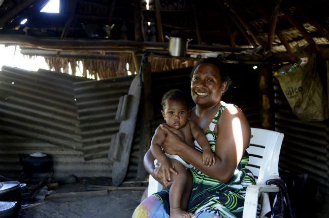 The aftermath of Cyclone Pam in Utas, Vanuatu. Photo: Amy Christian/OxfamAUS