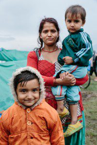 Nepal earthquake_Sangita w kids_Aubrey Wade