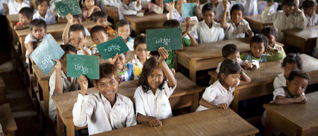 Cambodian students