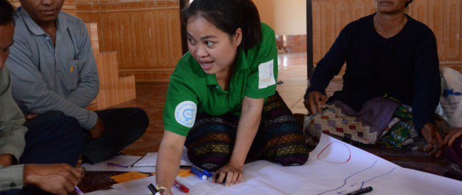 Honkeo in her role as a Community Fishery Facilatator.