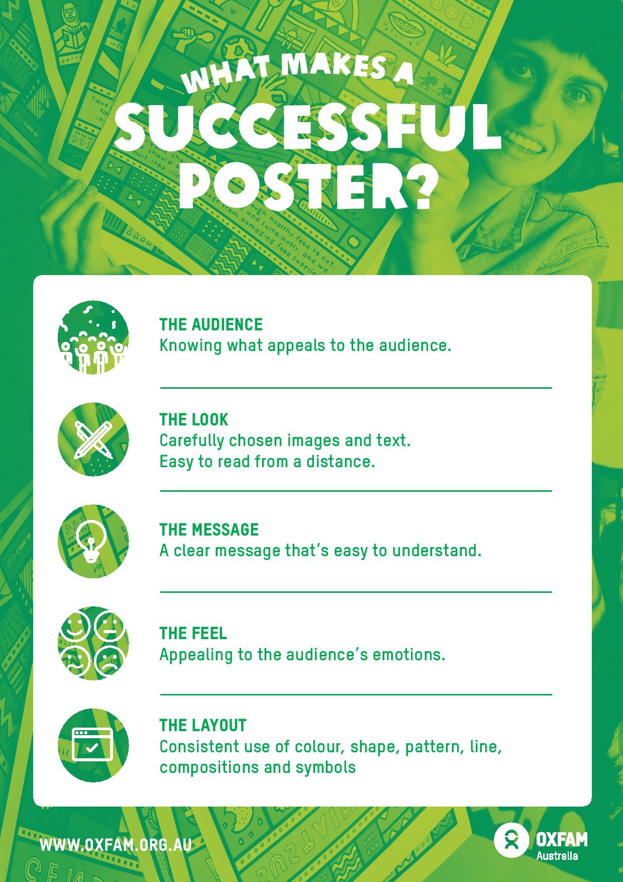 Section 1 Part 2 Graphic Design and Posters Oxfam Australia