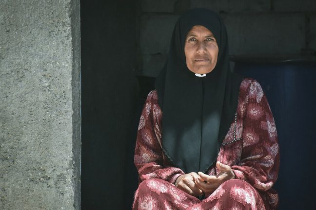 Wardeh was displaced from her hometown due to the conflict in Syria. Credit: Islam Mardini / Oxfam