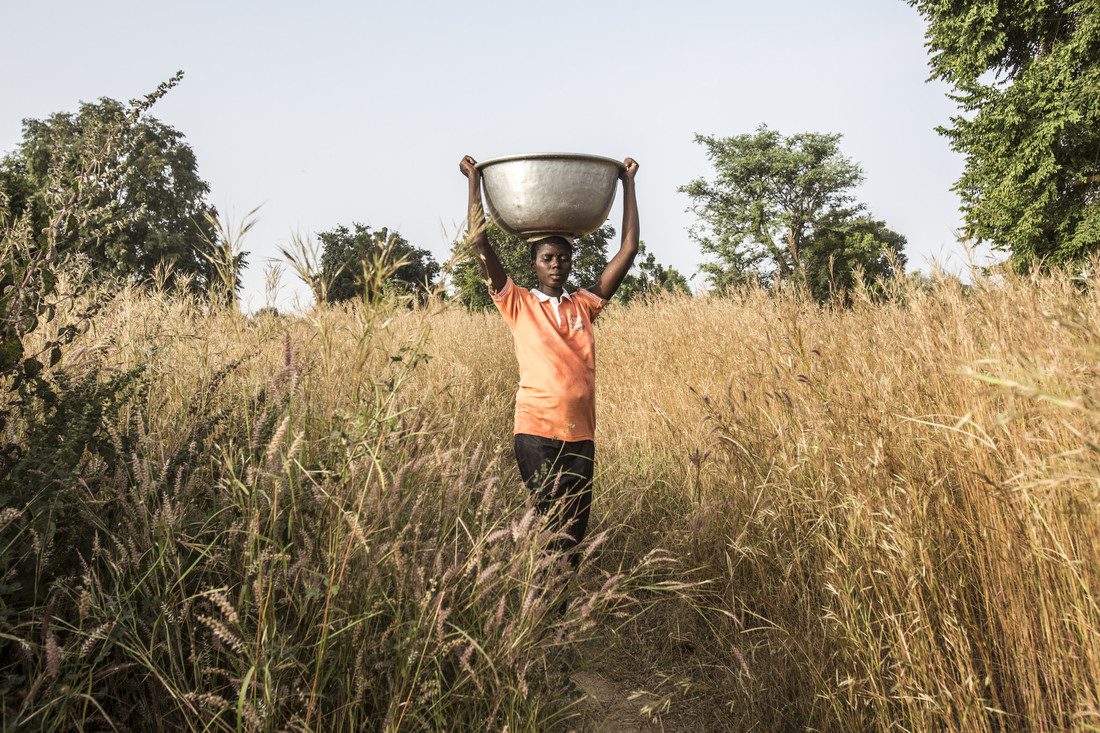 “Oxfam project last year meant that I could harvest. I could buy clothes and pay school fees.” — Esther, Ghana