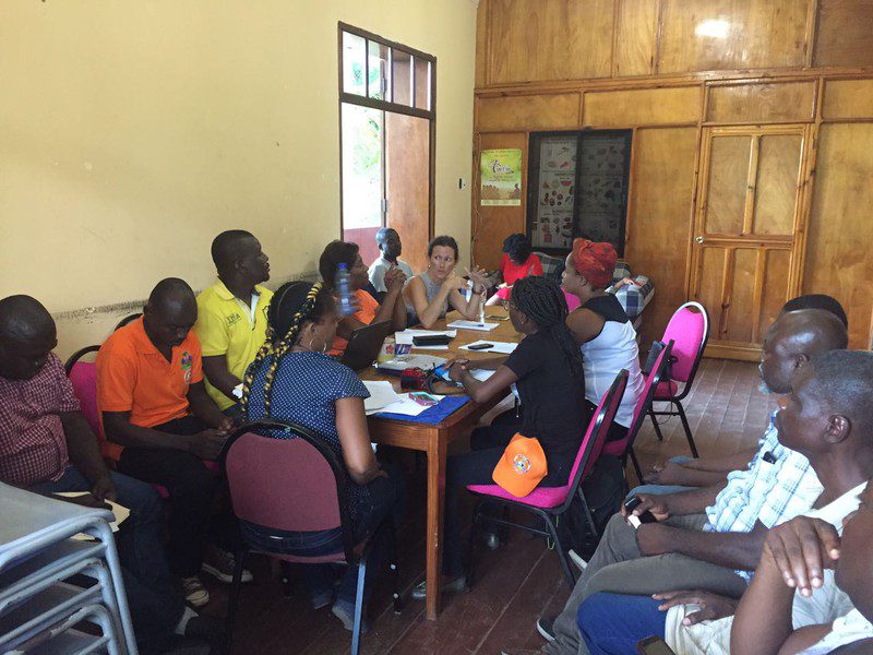 The Oxfam team in Cap Haitien is already preparing to mount emergency repairs to water and sanitation facilities. Credit: Tania Escamilla/Oxfam