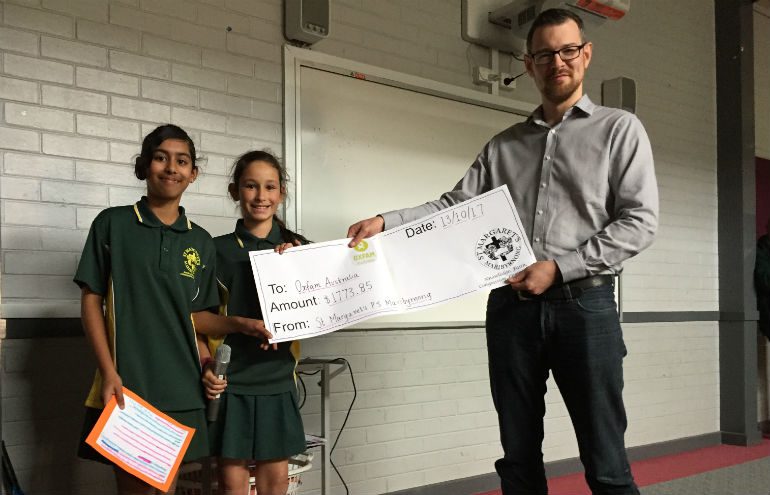 “The students at St Margaret’s did a fantastic job of raising for funds for Oxfam’s work to tackle poverty,” said Oxfam’s Corporate and Community Partnerships Coordinator, Joe Manger.