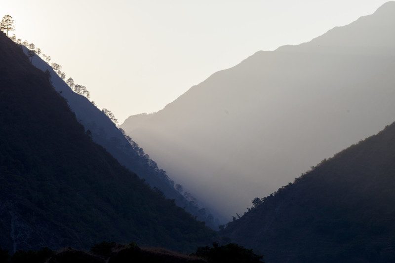 Darchula, Nepal. Views outside a village in which Oxfam has implemented a hydro electricity project, which has allowed villagers to easily access water and grow crops.