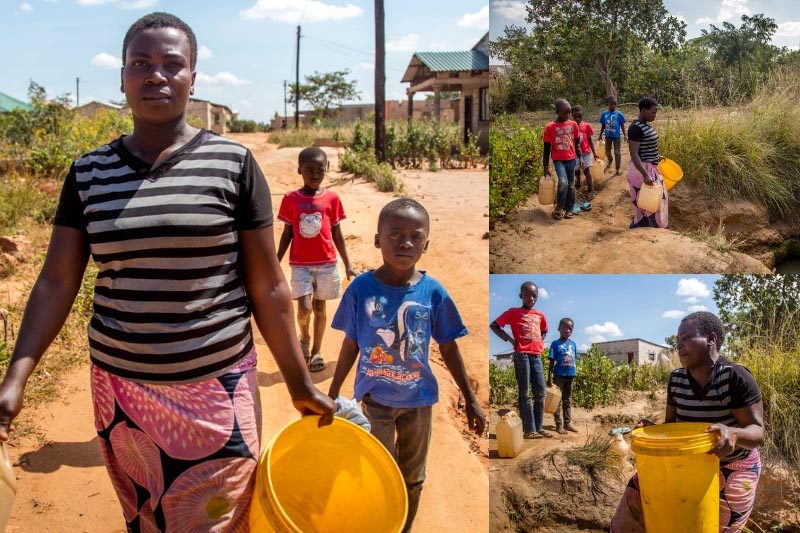 Priscilla and her family are forced to drink contaminated water. Clean water and sanitation can help families in Zambia protect themselves from cholera.