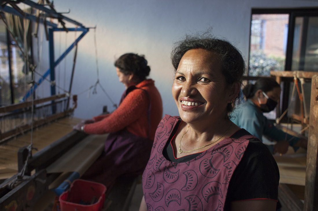 Together we're supporting thousands of women like Durga to set up their own businesses in Nepal. Photo: Abbie Trayler-Smith/OxfamAUS Together we're supporting thousands of women to set up their own businesses in Nepal.