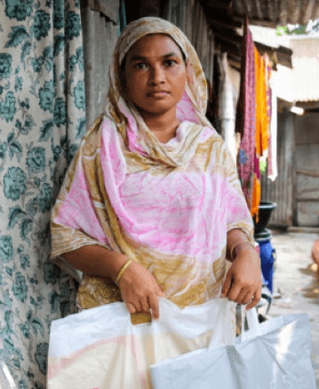 Garment worker Anju