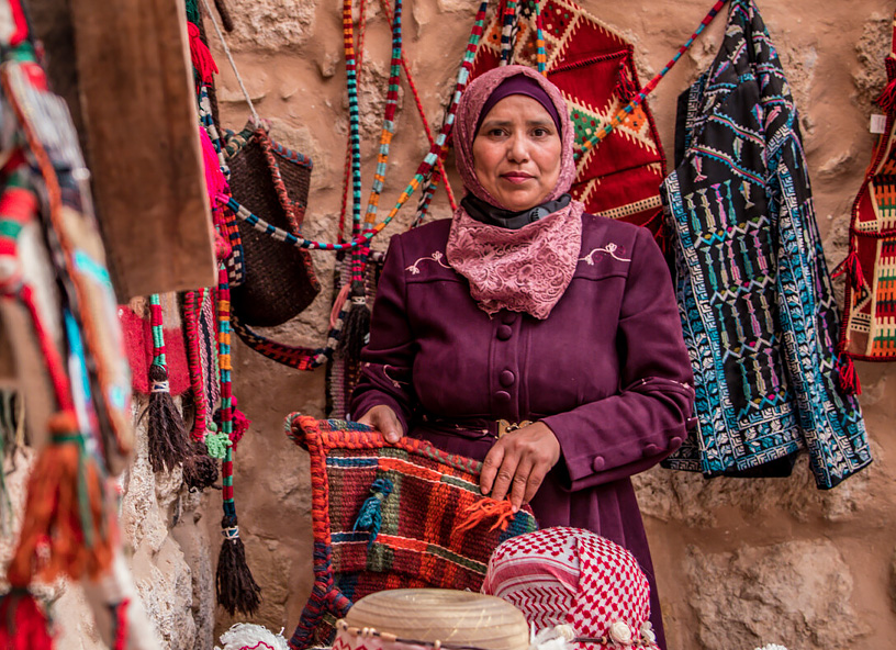 Jameelah in Ma’an’s Athroh Castle, Jordan. Photo:Nesma AlNsour/Oxfam