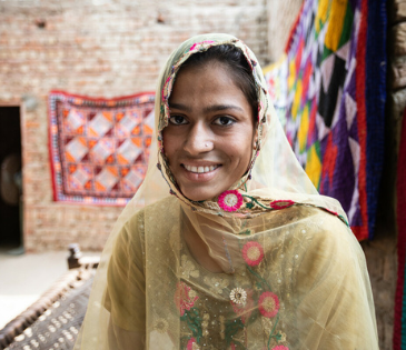 Pakistan: Samreen Babukha, 17, has been involved with Oxfam's She Can Lead project for the last 3 to 4 months. She has also attended Community Training Sessions and hopes to make positive changes in her community. Photo: Khaula Jamil/OxfamAUS. Pakistan: Samreen Babukha, 17, has been involved with Oxfam's She Can Lead project for the last 3 to 4 months. She has also attended Community Training Sessions and hopes to make positive changes in her community. Photo: Khaula Jamil/OxfamAUS.