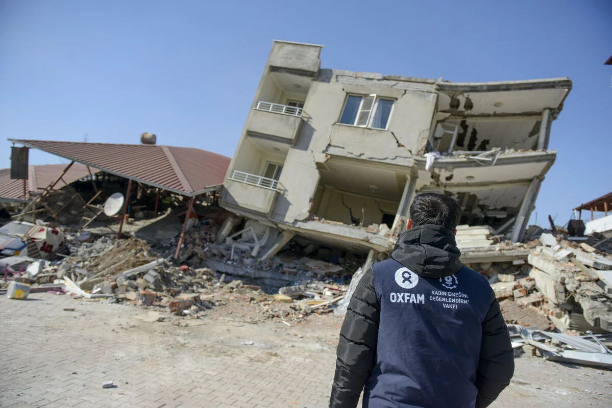 Oxfam KEDV team. Southeast Turkiye and Syria earthquake