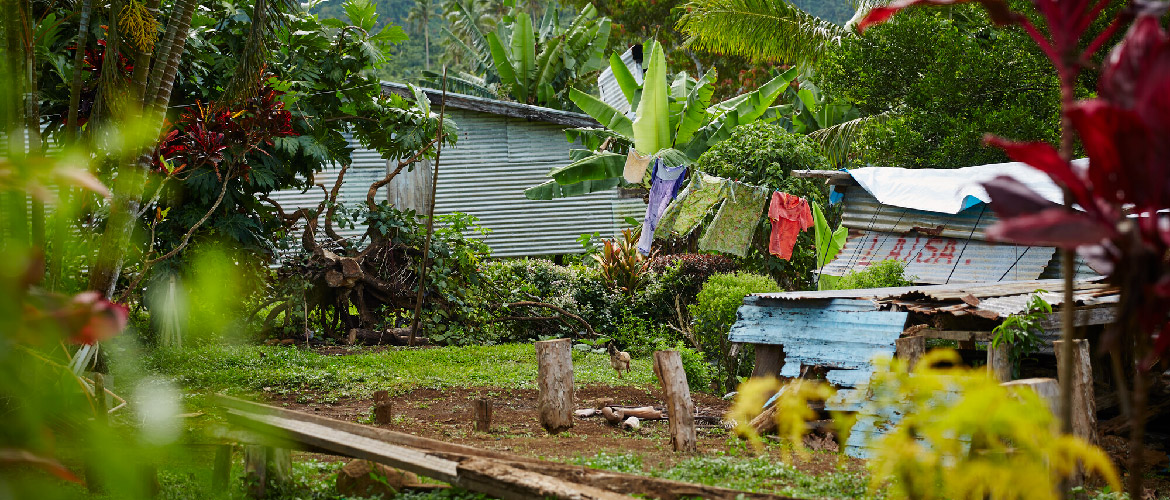 Nasolo village, Bua province, Fiji: Scenes of destruction caused by Cyclone Winston in 2016