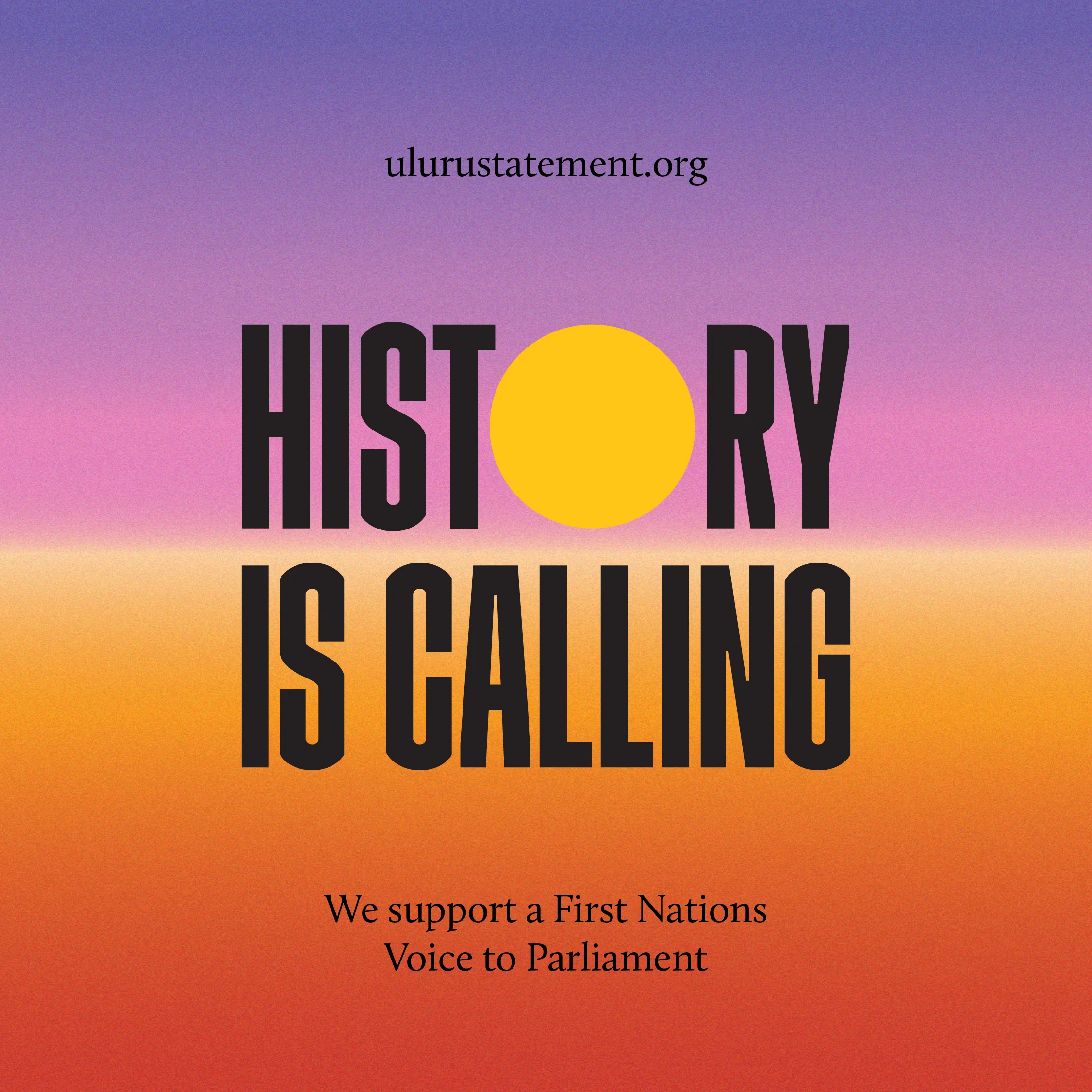 History is calling. Oxfam supports a First Nations Voice to Parliament