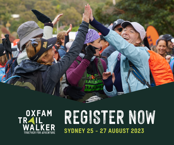 OXFAM TRAILWALKER SYDNEY 25 - 27 August 2023