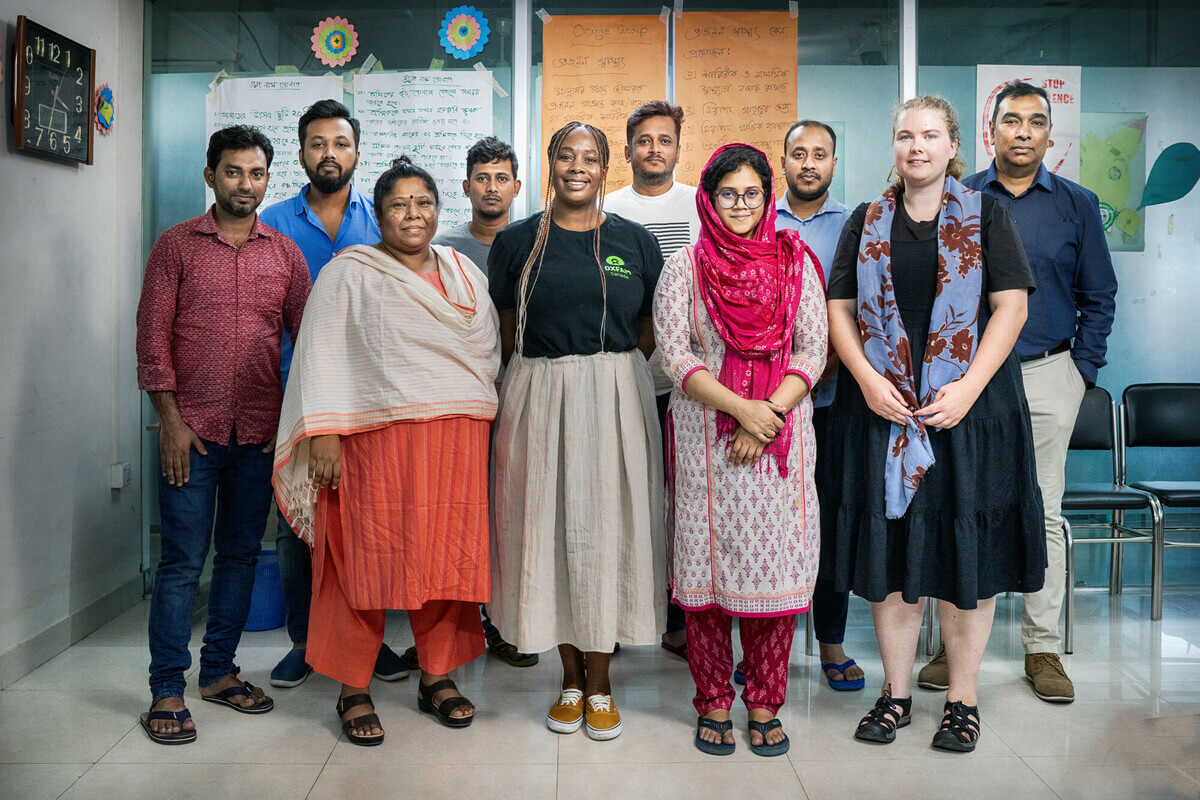 Kalpona Akter at her office. She is a labour activist from Bangladesh. She is the founder and executive director of the Bangladesh Center for Workers Solidarity. Photo: Fabeha Monir/Oxfam