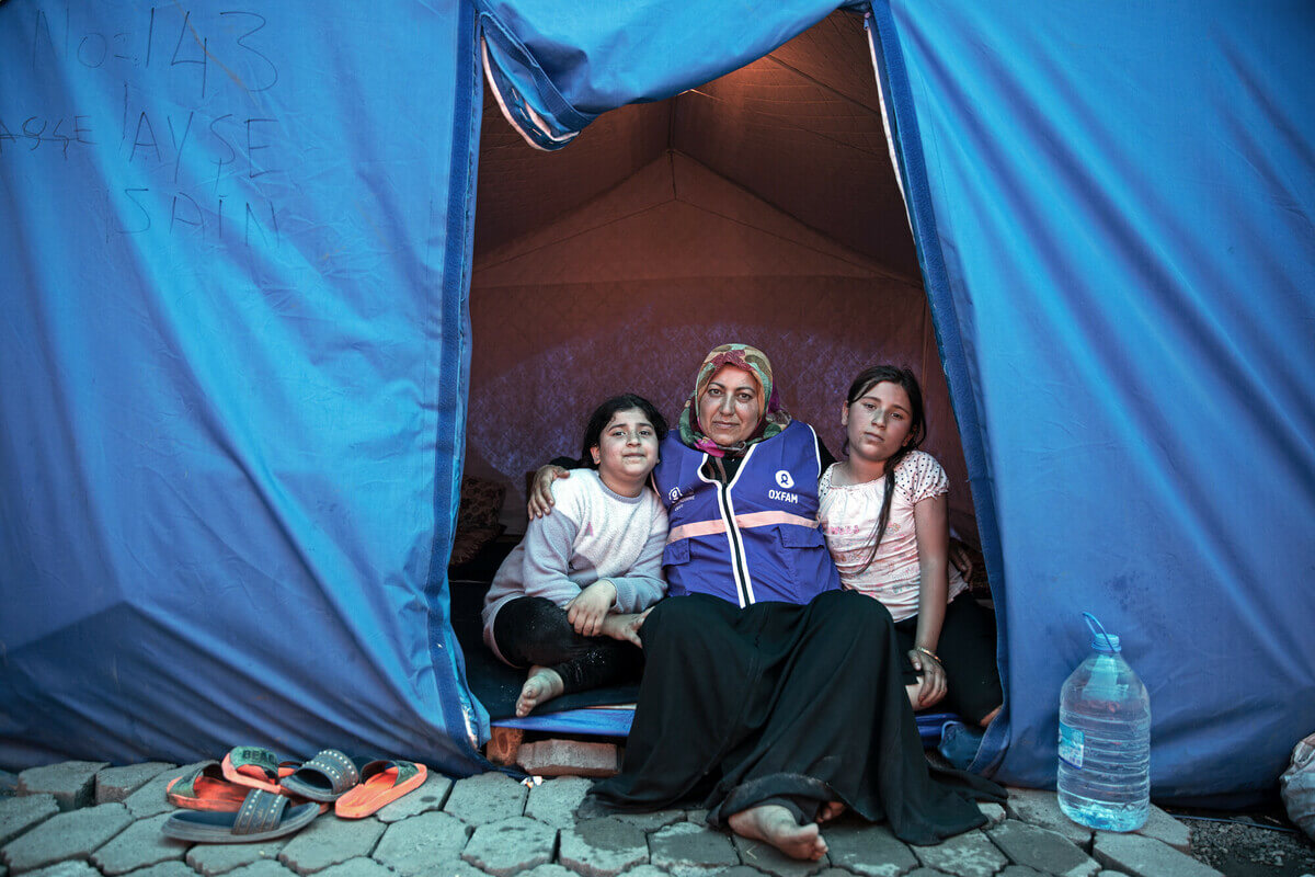 Wardeh was displaced from her hometown due to the conflict in Syria. Credit: Islam Mardini / Oxfam