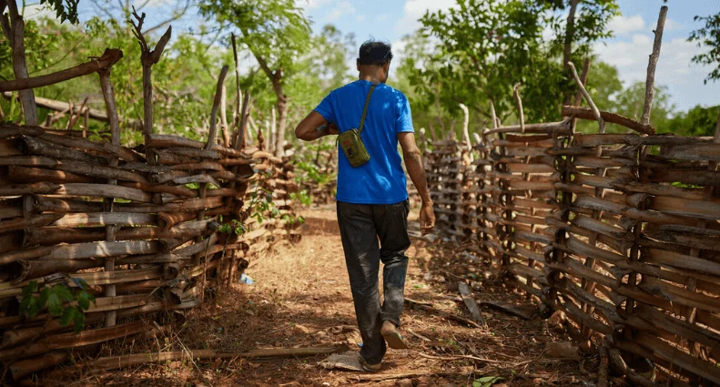Metinaro, Dili, Timor-Leste: Zacarias is a farmer and the traditional owner of his ancestral land. His family is currently in dispute with national enterprise Timor Gap, who is planning to build a fuel storage centre on 86 hectares land where 34 households live. The company is insisting on taking the land despite protest from the community. They are currently being assisted by local partners Rede ba Rai and Juristas Advocasia. Photo: Patrick Moran/Oxfam Metinaro, Dili, Timor-Leste: Zacarias is a farmer and the traditional owner of his ancestral land. His family is currently in dispute with national enterprise Timor Gap, who is planning to build a fuel storage centre on 86 hectares land where 34 households live. The company is insisting on taking the land despite protest from the community. They are currently being assisted by local partners Rede ba Rai and Juristas Advocasia. Photo: Patrick Moran/Oxfam