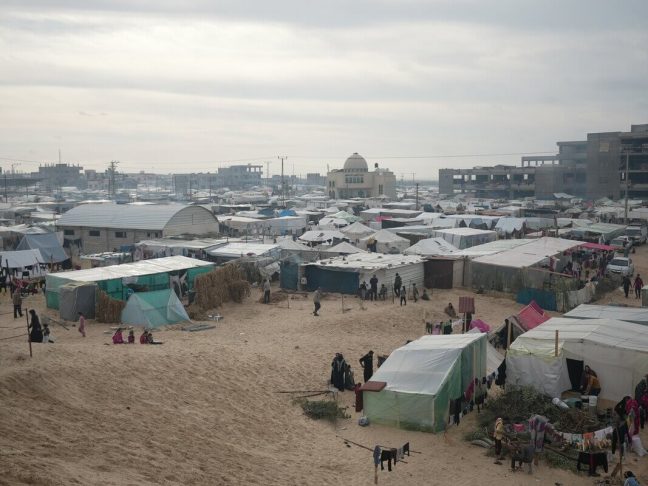 Gaza, Palestinian Territory, Occupied: Tents of the displaced civilians in Rafah, Gaza, after being forcible displaced by the Israeli Military. Photo: Alef Multimedia/Oxfam Gaza, Palestinian Territory, Occupied: Tents of the displaced civilians in Rafah, Gaza, after being forcible displaced by the Israeli Military. Photo: Alef Multimedia/Oxfam