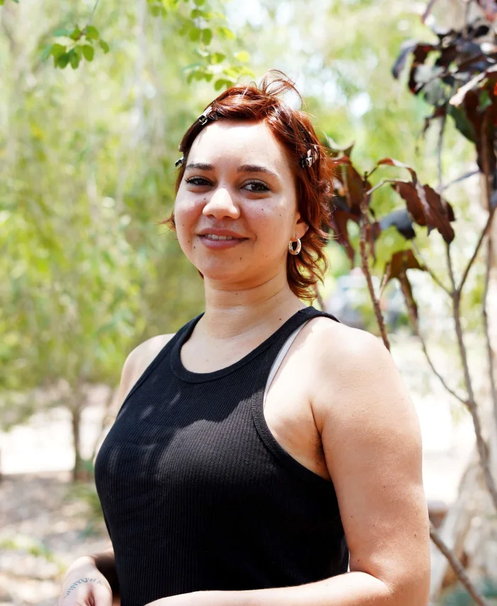 Yawuru (Broome), Australia: Obby participated in the KAWC Roundtable in Broome, 2023. She is a proud Bunuba woman from Fitzroy Crossing. Photo: Aimee Han/Oxfam