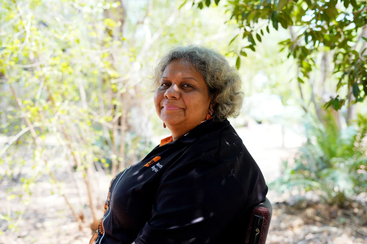 Yawuru (Broome): Philomena participated in the KAWC Roundtable in Broome in 2023. Aimee Han/Oxfam