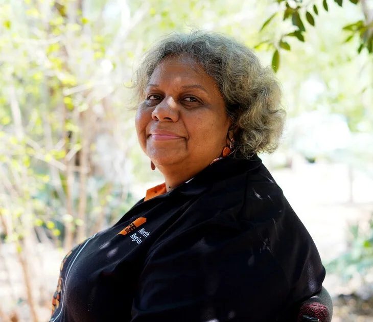 Yawuru (Broome), Australia: Philomena participated in the KAWC Roundtable in Broome in 2023. Aimee Han/Oxfam Yawuru (Broome), Australia: Philomena participated in the KAWC Roundtable in Broome in 2023. Aimee Han/Oxfam
