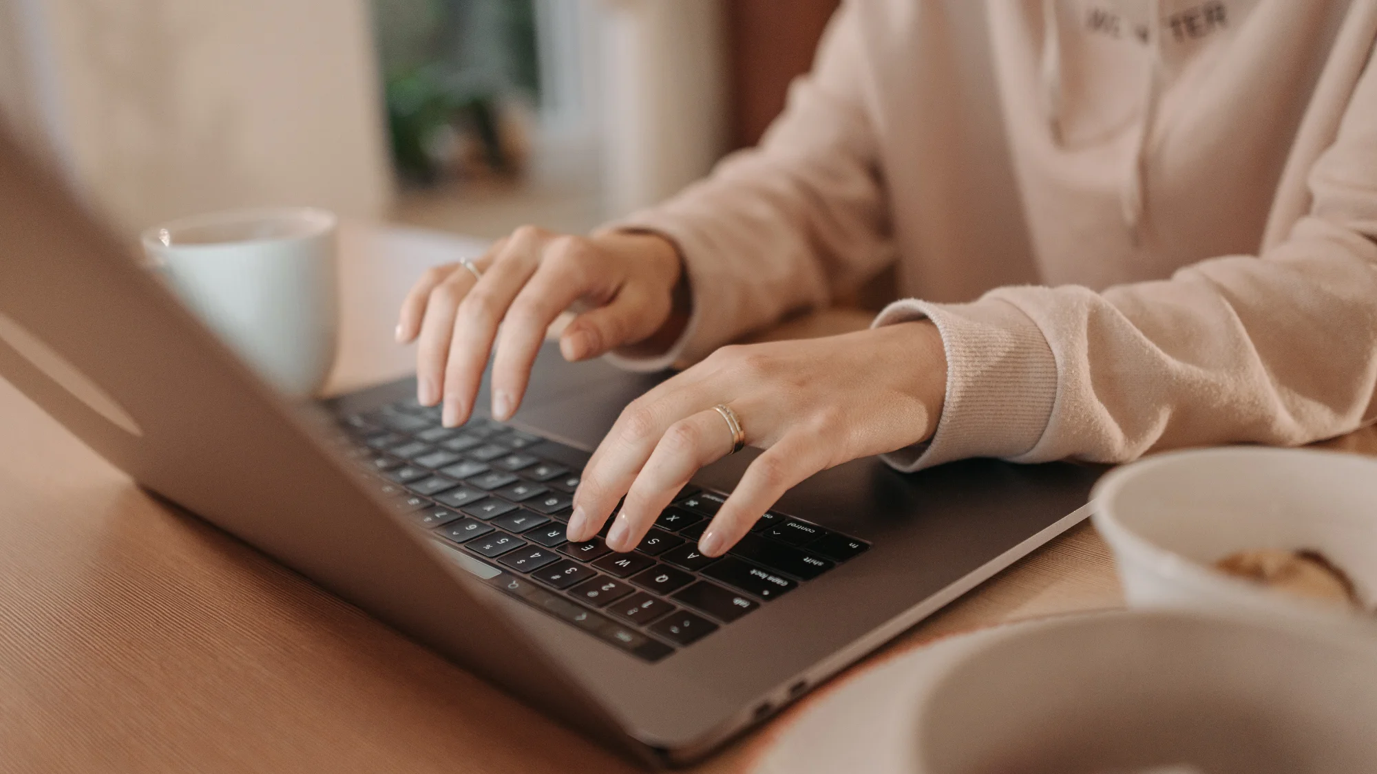 Someone types on a laptop. Photo: Pavel Danilyuk/Pexels