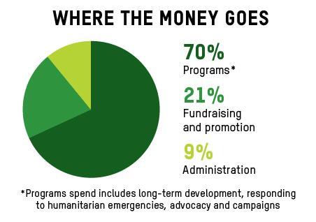 Where the money goes